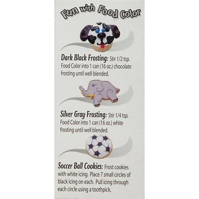 McCormick 黑色食物色,1 液量 Oz 1 件装 — 第 1/4 张图片