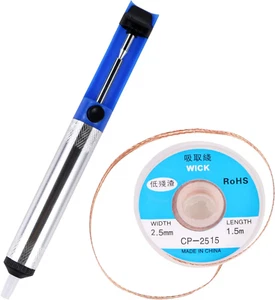 (TM) Desoldering Wick, Solder Braid with 2.5Mm Width, 1.5M Length and Solder Suc - Picture 1 of 12