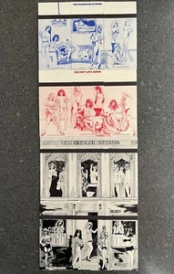 50th ANNUAL RMS CONVENTION GIRLIE RISQUE 12 PIECE MATCH COVER SET COMPLETE 1990 - Picture 1 of 6