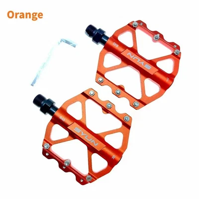 Pedal de bicicleta 3 rodamientos sellados 9/16 aleación de aluminio pedales de bicicleta de montaña MTB Foto 1 de 4