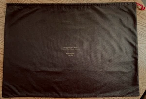 Kate Spade XL Chocolate Brown Draw String Purse Dust Cover 19" x 27" EUC - Picture 1 of 4