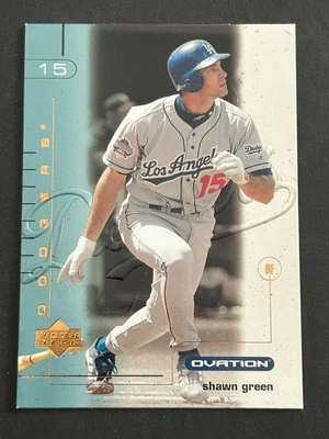 2002 Upper Deck Ovation #42 Shawn Green Los Angeles Dodgers - Image 1 of 2