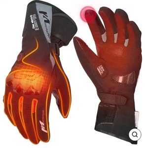 KEMIMOTO Motorcycle Gloves Waterproof Touchscreen New F1109-08012-BLL Blue Large - Picture 1 of 14