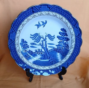 BOOTHS MADE IN ENGLAND VINTAGE "REAL OLD WILLOW" A 8025 SOUP BOWL - Picture 1 of 8