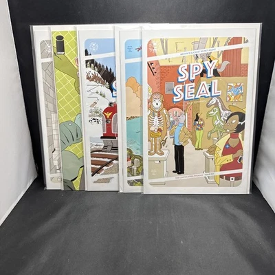 SPY SEAL Issue #’s 1 2 3 3 & 4. Lot Of 5 Comics. IMAGE COMICS 2017. (G19)(8) - Image 1 of 4