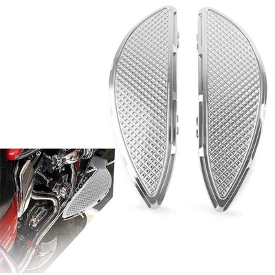 Tableros de piso para conductor CNC para motocicleta aptos para Harley Road Electra Glide Classic FLHTC Foto 1 de 4