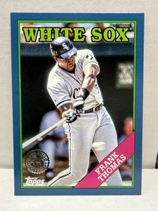 2023 Topps Series 1 1988 Topps Baseball Blue Frank Thomas #T88-85 HOF - Bild 1 von 2