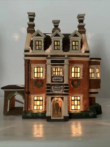 Department 56 Dickens Village Dursley Manor #58329 beleuchtetes Haus 1995 nicht mehr produziert - Bild 1 von 16