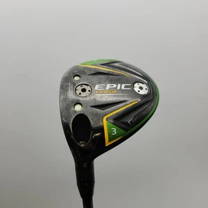 LEFTY 2019 CALLAWAY EPIC FLASH SZ 3 WOOD 15* STIFF PROJX HZRDUS GOOD - Picture 1 of 10