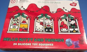 Hello Kitty & Friends 24 Days Of Fun Advent Calendar, 24 Silicone Squishies, NIB - Picture 1 of 3