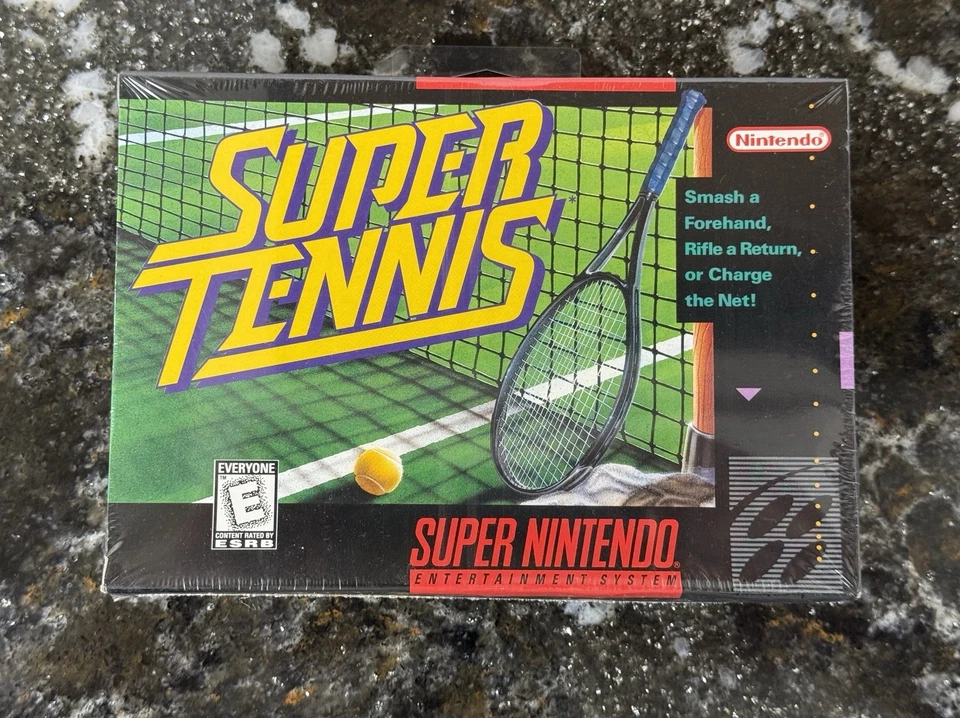 Super Tennis (Super Nintendo, 1991) SNES FACTORY SEALED BRAND NEW!! - Image 1 of 4