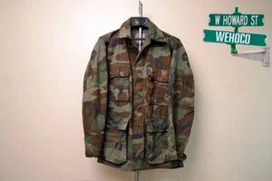 Vtg Streetwear Button Up Closure Military Camouflage Jacket Mens Size Medium - Picture 1 of 9