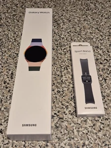 Samsung Galaxy Watch6 40mm SM-R930 with Sport Band Graphite - Brand New - Picture 1 of 9