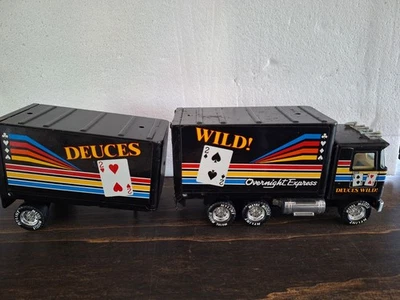 Vintage Nylint Tandem rig semi Deuces Wild Hard To Find 1988 - Image 1 of 4