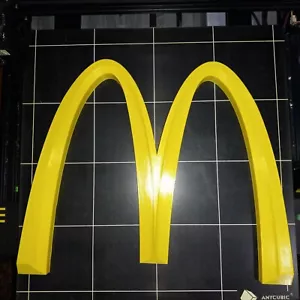 McDonald's Big ""M"" 3D Werbeschild goldene Bögen 25 Zoll - Bild 1 von 21