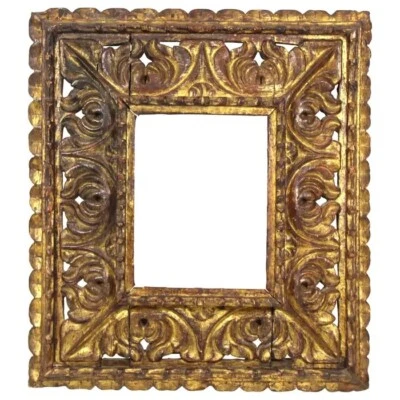 South American Baroque, Giltwood Frame with Openwork, XVIII Century - Image 1 of 4