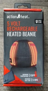 ActionHeat 5 Volt Rechargeable Heated Beanie Adult S/M Max 130°F Up To 5 Hrs NEW - Picture 1 of 5