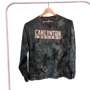 Vintage American single stitch long sleeve t-shirt with Carlynton Cougars - Picture 1 of 2