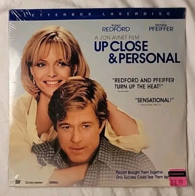 Up Close & Personal New, Sealed Letterbox Laser Disc  Robert Redford - Image 1 of 2