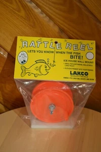 Lakco Quality Tackle Rattle Reel Ice House Wall Mount FHRR-2 NEW IN PACKAGE NIB - Picture 1 of 5