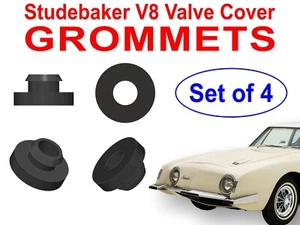 Studebaker V8 Valve Cover GROMMETS Avanti Lark Hawk Commander, 289 259 232 51-64 - Picture 1 of 5