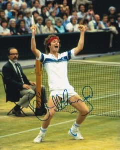 JOHN MCENROE SIGNED AUTOGRAPH 8 X 10 PHOTO - Picture 1 of 1