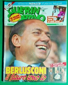 RIVISTA GUERIN SPORTIVO-BERLUSCONI, IL FUTURO SONO IO-ANNO 1992 N.14 -RIF.2374 - Foto 1 di 1