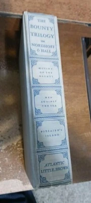 The bounty trilogy comprising the 3 volumes nordhoff & hall wyeth art 1962 LB&co - Image 1 of 4