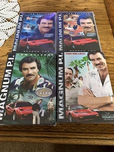 Magnum PI The Series Seasons 1-4 1980 Tom Selleck DVDs ALL SEALED - Picture 1 of 1