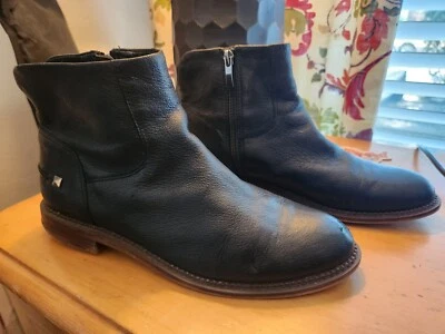 Botín Franco Sarto Para Mujer Talla 8 M Hero Cremallera Cuero Negro Suave Foto 1 de 4