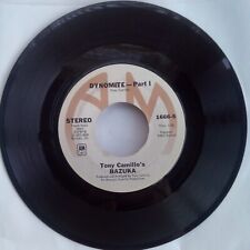 Tony Camillo's Bazuka - Dynomite part 1 & part 2, 1975 A&M (1666-S) EX vinyl 45.