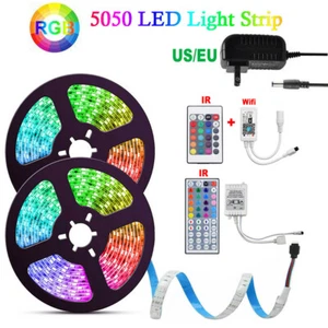 Tira led raya Alexa WLAN 5M 10M 5050 RGB impermeable barra de luz LED 12V - Imagen 1 de 17