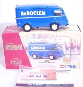 Corgi Heritage 1:43 RENAULT 1000 KG "BAROCLEM" French Delivery Truck MIB`01 RARE - Picture 1 of 7
