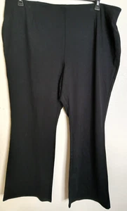 Ava-Viv Women's Black Pants, Size 3X - Picture 1 of 7