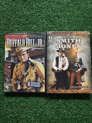 Alias Smith and Jones: Seasons 2  3 DVD 2010 Set New Sealed Buffalo Bill Jr A5 — 第 1/2 张图片