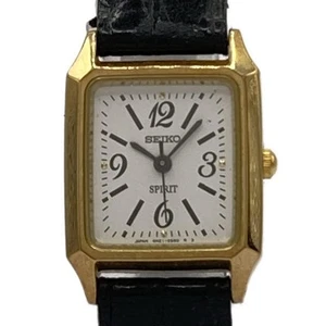 Auth SEIKO 4N21‐5190 7***** Black Women's Wrist Watch - Picture 1 of 7
