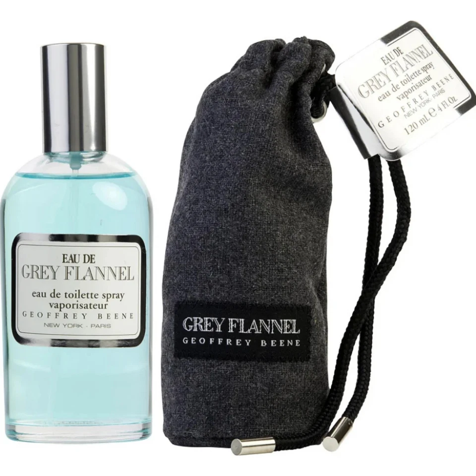 EAU de FLANELA GRIS por Geoffrey Beene 4/4,0 OZ EDT para hombres nuevo en caja Foto 1 de 1