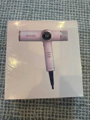 Ella Bella Professional Ionic Hair Dryer W/ Diffuser Pink Sealed Negative Ion - Image 1 of 2