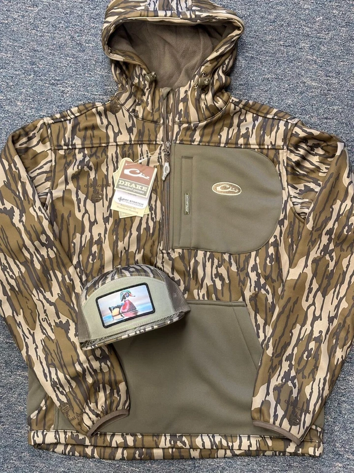 DRAKE Waterfowl MST Endurance Hoodie w/Kangaroo Pouch AD2100-024 Bottomland - Image 1 of 1