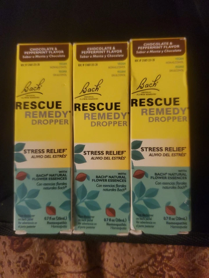 Bach Rescue средство для снятия стресса - шоколад и мята - безалкогольное 07/2026 - Изображение 1 из 1