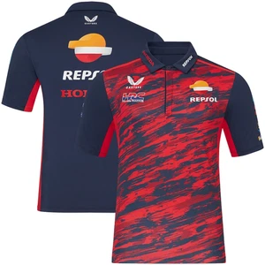 Repsol Honda Racing Polo Shirt (Size L) Men's Castore Moto GP Team Rider - New - Picture 1 of 3