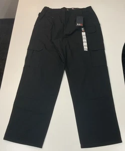 74273 5.11 Tactical Mens Regular Fit Taclite Pro Ripstop Cargo Pants 34x30 Black - Picture 1 of 5