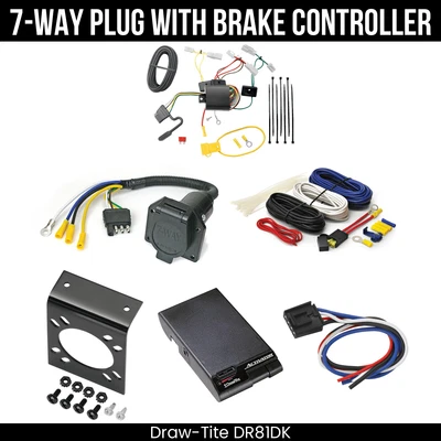 DrawTite 7Way + тормоз управления для Corolla седан Camry FJ Cruiser Mazda 3 6 и CX7 - Изображение 1 из 4