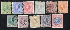 Netherlands 1872 stamps Mi#19-29 used CV=330$ - Picture 1 of 2