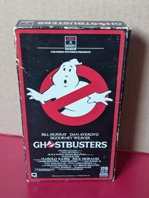 Ghostbusters (1984) VHS SIDE SLEEVE (PG) 1985 Early Red Border Release WORKING!  - Image 1 of 4