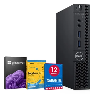 Dell OptiPlex 3070 Mini PC Computer i5-9500T 16GB 256GB SSD Win 11Pro - Afbeelding 1 van 3