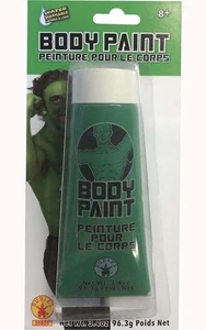 ACCESORIO DE DISFRAZ DE MAQUILLAJE DE PINTURA DE CUERPO VERDE 100ML - Imagen 1 de 2