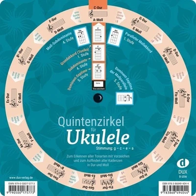 EDITION DUX Quintenzirkel für Ukulele ~ Richard Kleinmaier ~ 9783868494044