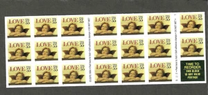 #2960a 55c LOVE ISSUE BOOKLET OF 20 SA UNFOLDED #B2222-1 - Picture 1 of 2