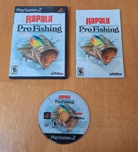 Rapala Pro Fishing PS2 Playstation 2 Etiqueta Negra Manual Completo Probado En Caja 2004 - Imagen 1 de 9